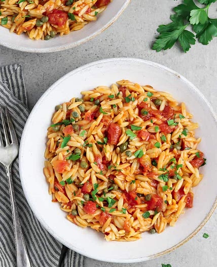 One Pot Tomato Orzo Recipe