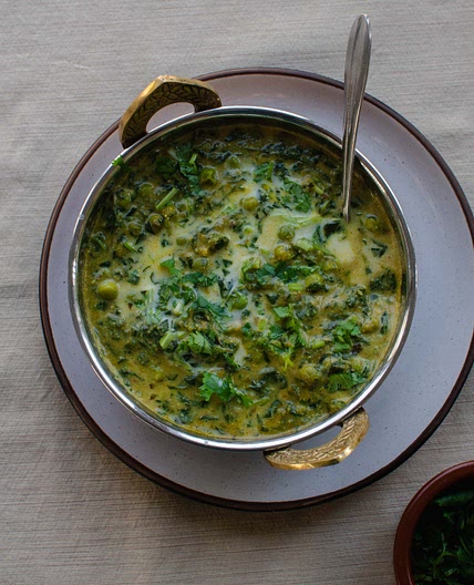 Vegan Methi Matar Malai