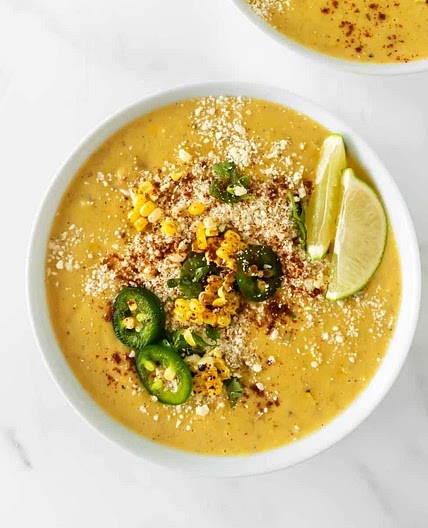 Mexican Street Corn Soup (Corn Chowder)