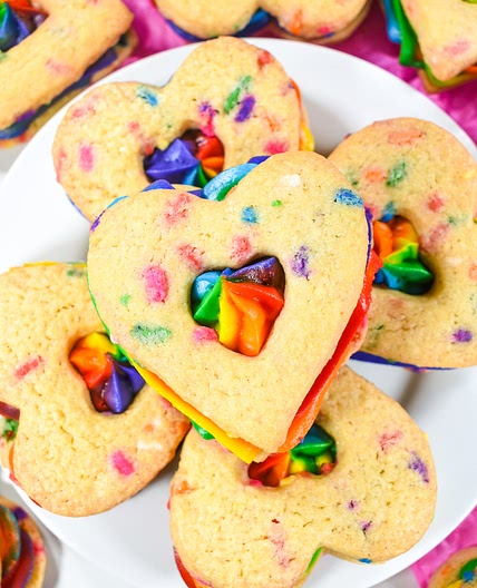 Buttercream Rainbow Cookies