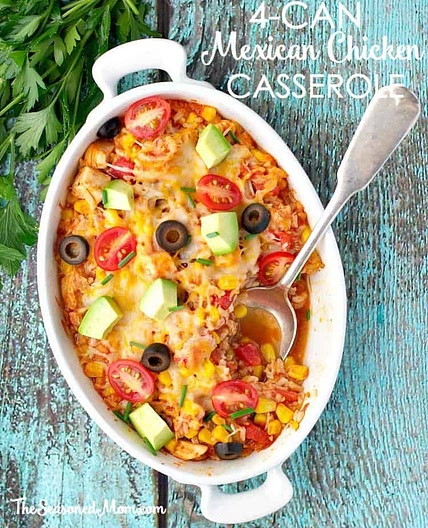 4 Can Mexican Chicken Casserole