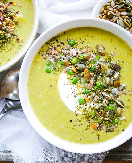 Pea and Broccoli Miso Soup