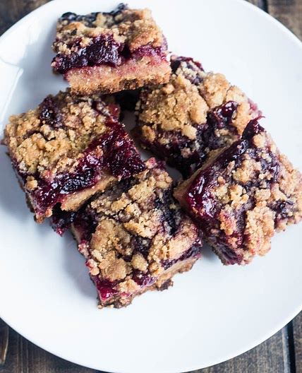 Cherry Pie Crumb Bars
