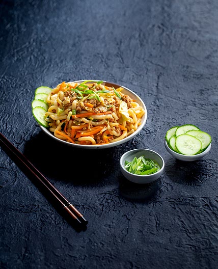 Stir-fried Udon Noodles