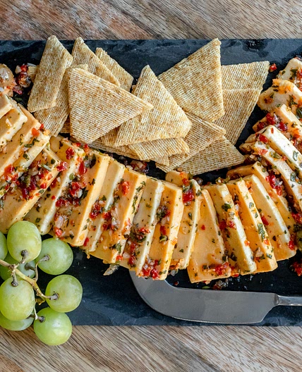 Marinated Cheddar Cheese