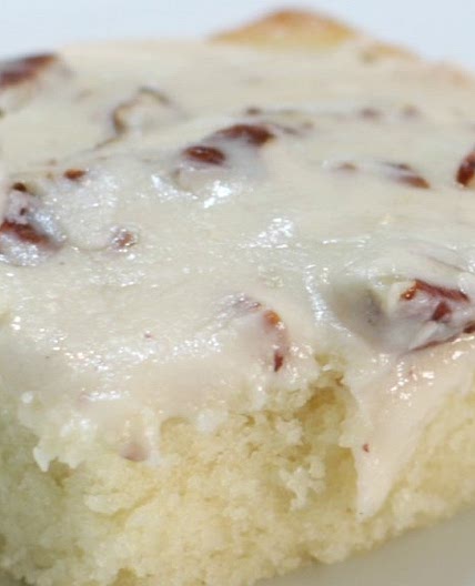 White Texas Sheet Cake