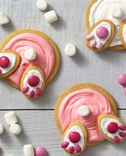 Candy Cottontail Bunny Cookies