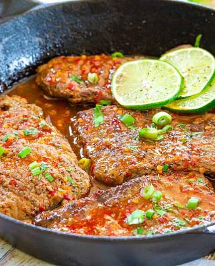 Chili Lime Cube Steaks