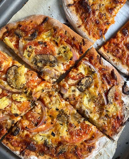 Whole Wheat Veggie Pizza