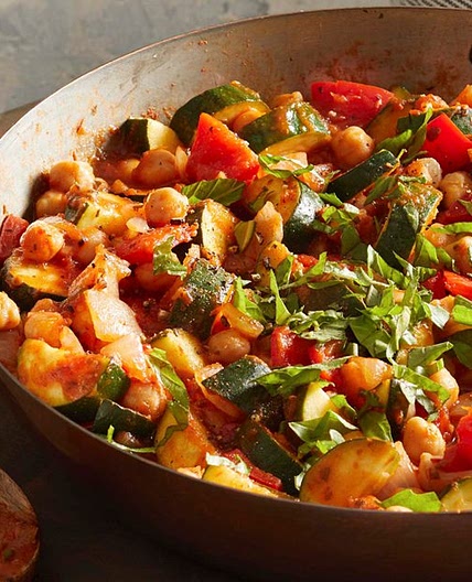 Italian-Style Zucchini and Chickpea Sauté