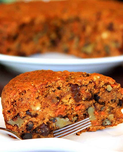 Sugar Free, Fat Free Vegan Carrot Cake
