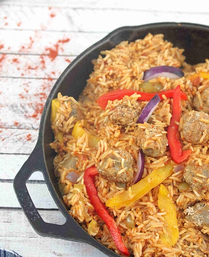 Gluten-Free Sausage And Peppers Skillet