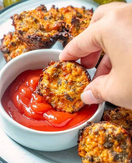 Healthy Cheeseburger Bites