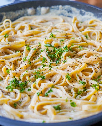 Vegan Alfredo Sauce with Hidden Veggies