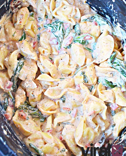 Crockpot Tortellini (TikTok Viral)