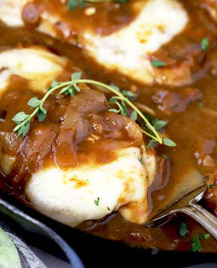 French Onion Smothered Pork Chops