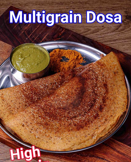 Multigrain Dosa Recipe | Mixed Dal Dosa | High Protein Dosa