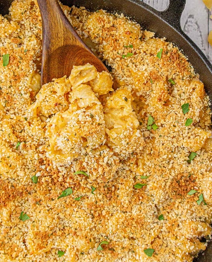 Southern Baked Mac and Cheese with Beer
