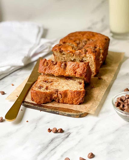 100 calorie chocolate chip banana bread