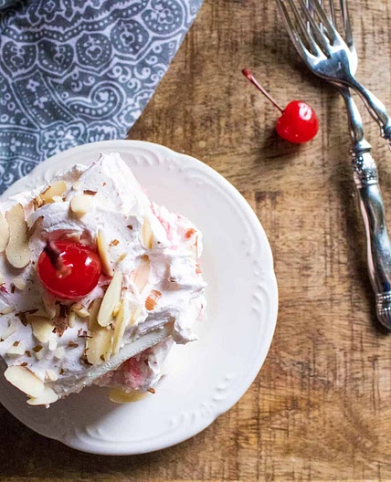 Cherry Almond Poke Cake