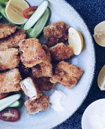 Lemony fish bites recipe