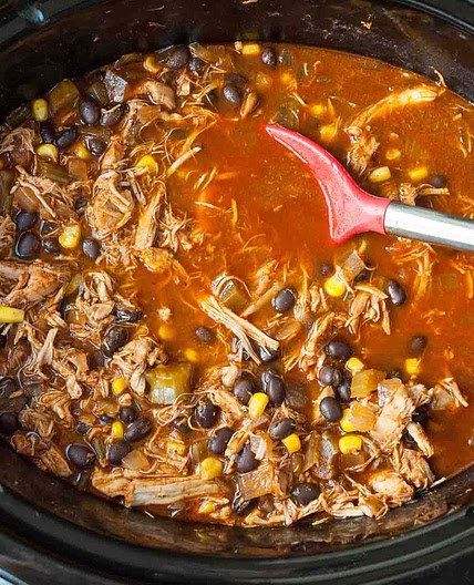 Easy Slow Cooker Chicken Chili