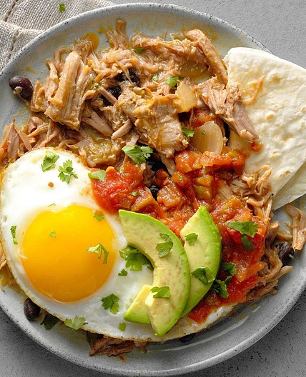 Carnitas Huevos Rancheros
