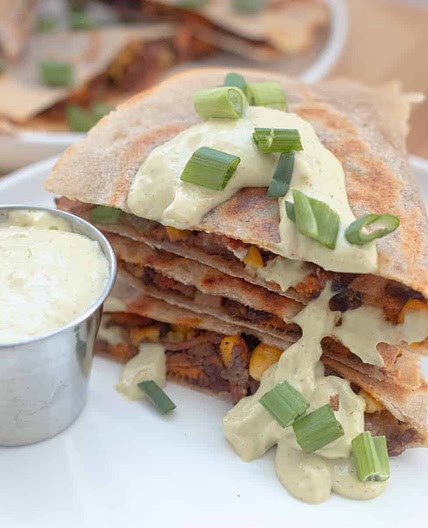 Sweet Potato Quesadillas Recipe