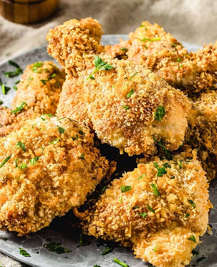 Easy Oven Fried Chicken