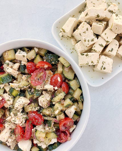 Vegan Tofu Feta Cheese
