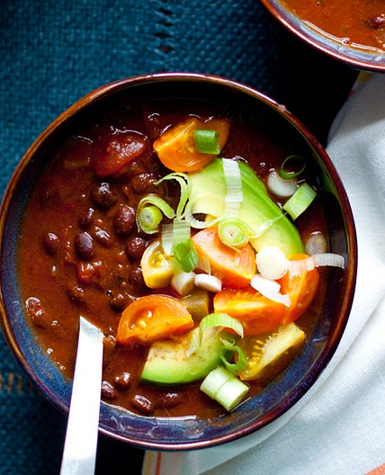 Slow Cooker Black Bean Pumpkin Chili