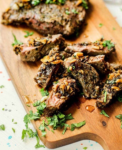 Authentic Cuban Garlic Lime Steak