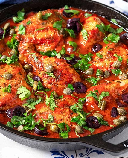 Chicken Puttanesca