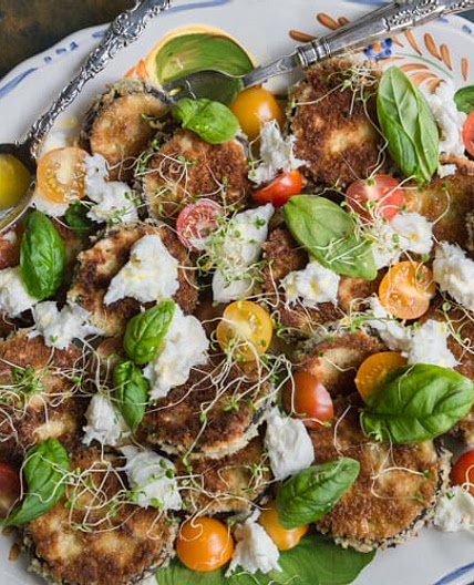 Crispy Eggplant Salad