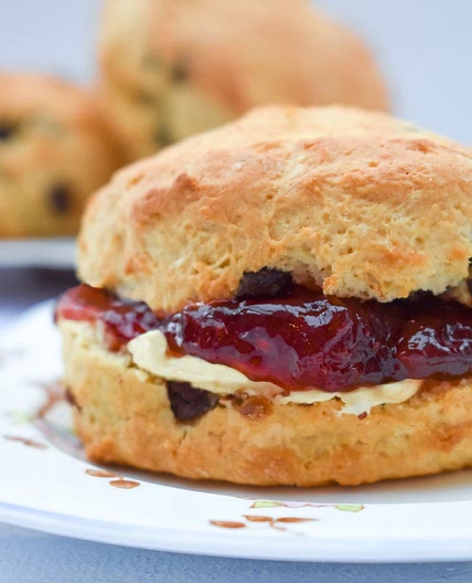 Vegan Chocolate Chip Scones - Small Batch