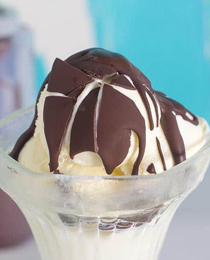 Low FODMAP Chocolate Shell