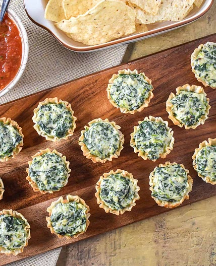 Spinach Artichoke Bites