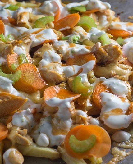 Low FODMAP Buffalo Chicken Fries