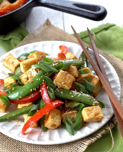 Veggie and Miso Tofu Stir-Fry