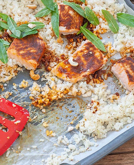 Fast Roast Tandoori Salmon
