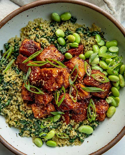 Chili Crunch Tofu Bowls