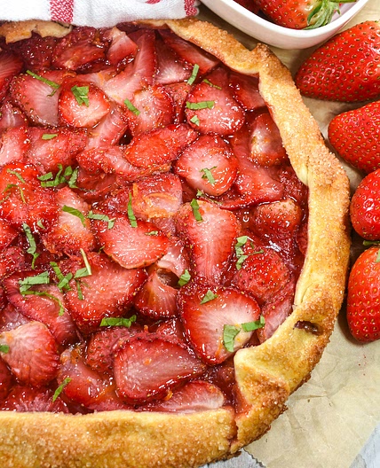Strawberry Galette