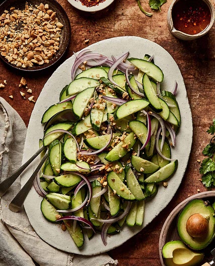 Cucumber Avocado Salad