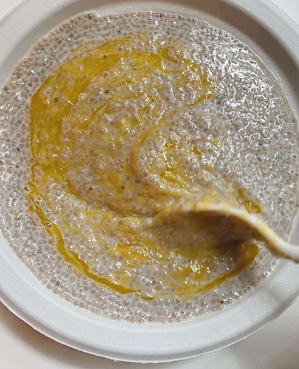 Mango Chia Seed Pudding