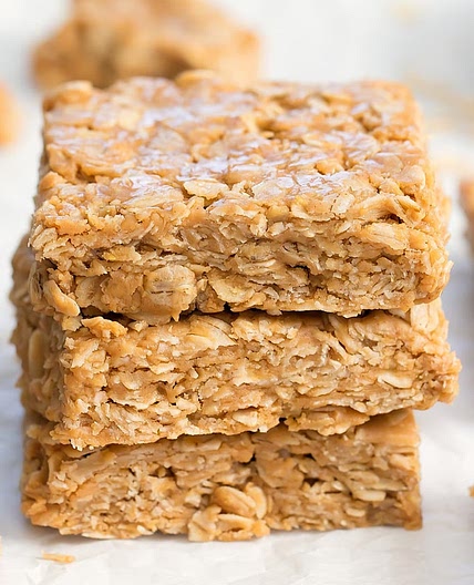 3 Ingredient No Bake Oatmeal Bars
