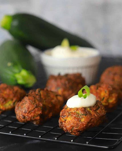 Low Carb Zucchini Fritters in the Air Fryer