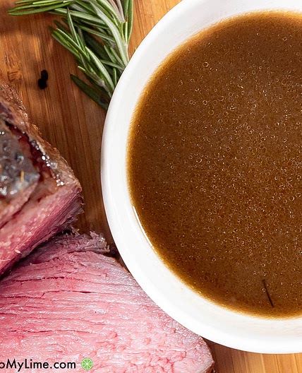 BEST Au Jus Recipe (With OR Without Drippings)