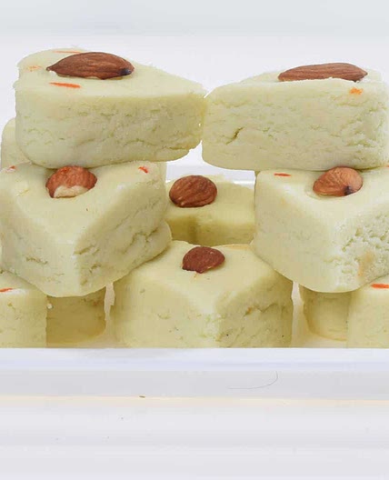 Vegan Almond Barfi