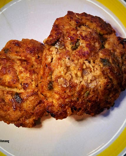 Apple Spring Onion Burger Patties