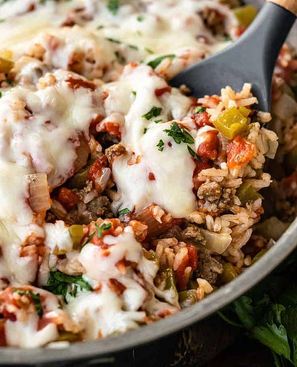 Unstuffed Bell Peppers